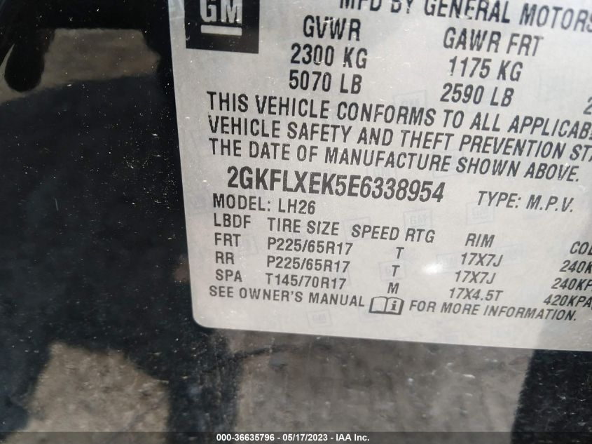 2014 GMC TERRAIN SLT - 2GKFLXEK5E6338954