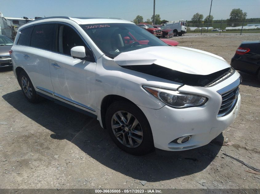 2014 INFINITI QX60 HYBRID - 5N1CL0MMXEC517535