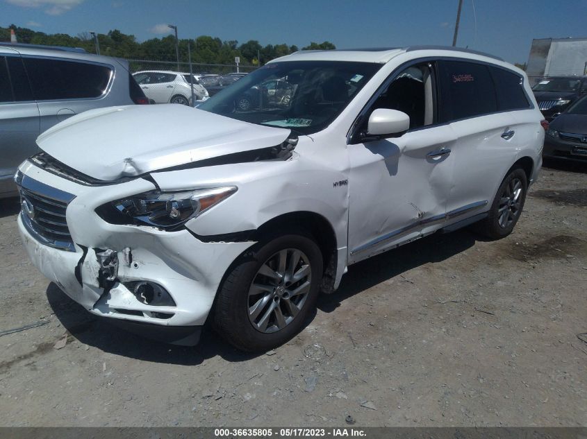 2014 INFINITI QX60 HYBRID - 5N1CL0MMXEC517535