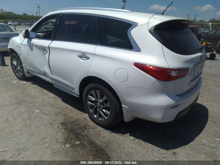 2014 INFINITI QX60 HYBRID - 5N1CL0MMXEC517535