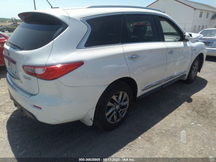 2014 INFINITI QX60 HYBRID - 5N1CL0MMXEC517535