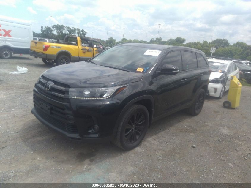 2019 TOYOTA HIGHLANDER SE - 5TDJZRFHXKS991445