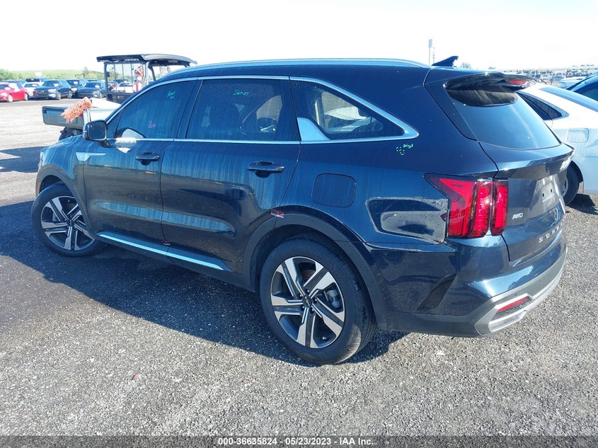 VIN KNDRHDLG4N5116599 2022 KIA SORENTO HYBRID EX