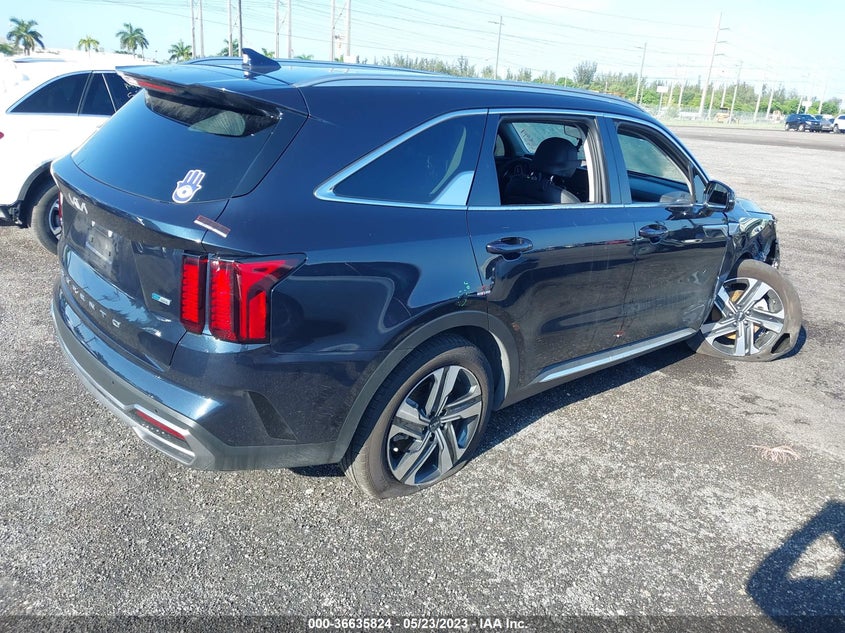 VIN KNDRHDLG4N5116599 2022 KIA SORENTO HYBRID EX