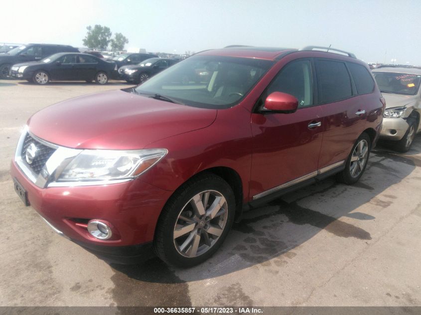 2014 NISSAN PATHFINDER PLATINUM - 5N1AR2MMXEC614400