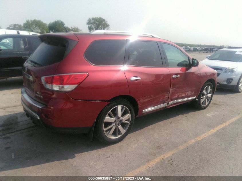 2014 NISSAN PATHFINDER PLATINUM - 5N1AR2MMXEC614400