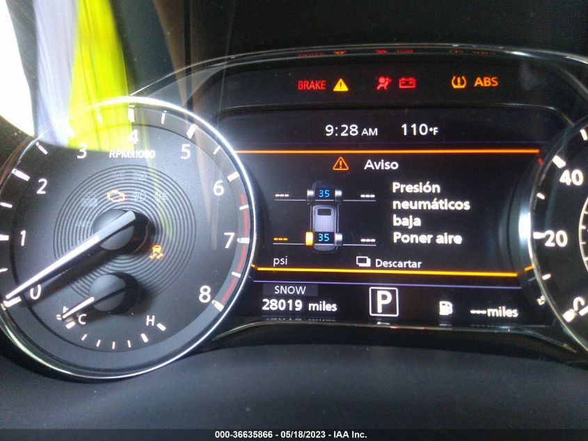 2021 INFINITI QX80 SENSORY - JN8AZ2BDXM9861116