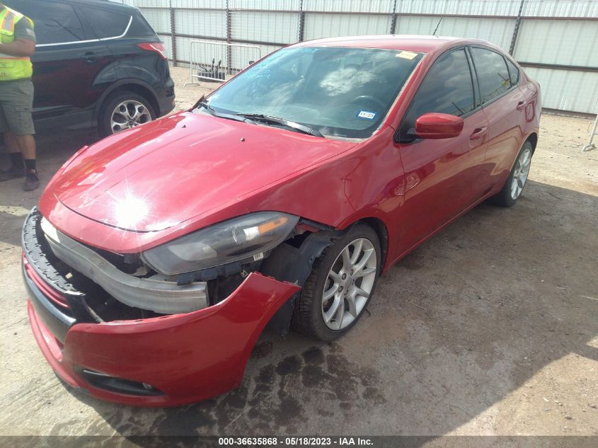2013 DODGE DART RALLYE - 1C3CDFBA3DD267162