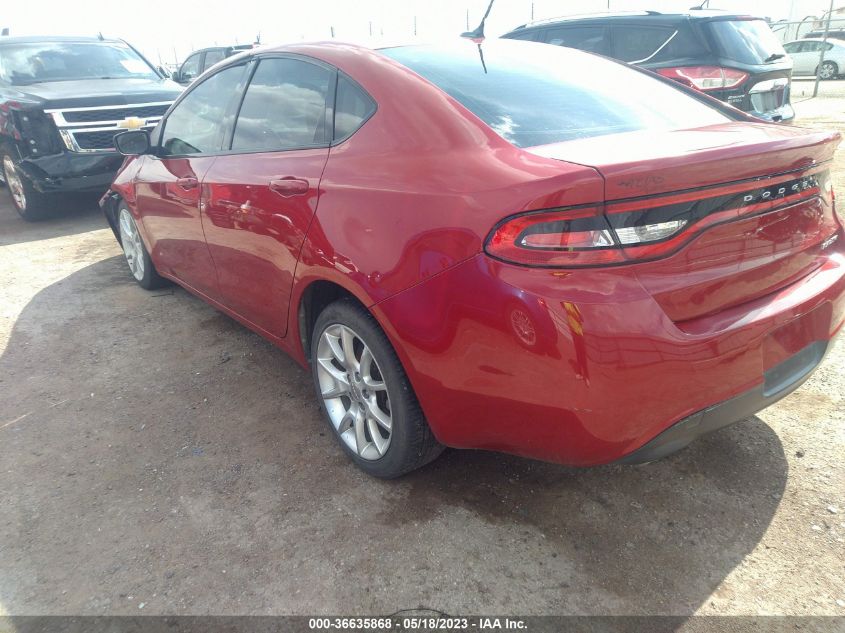 2013 DODGE DART RALLYE - 1C3CDFBA3DD267162