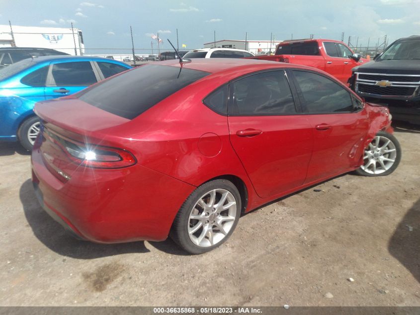 2013 DODGE DART RALLYE - 1C3CDFBA3DD267162