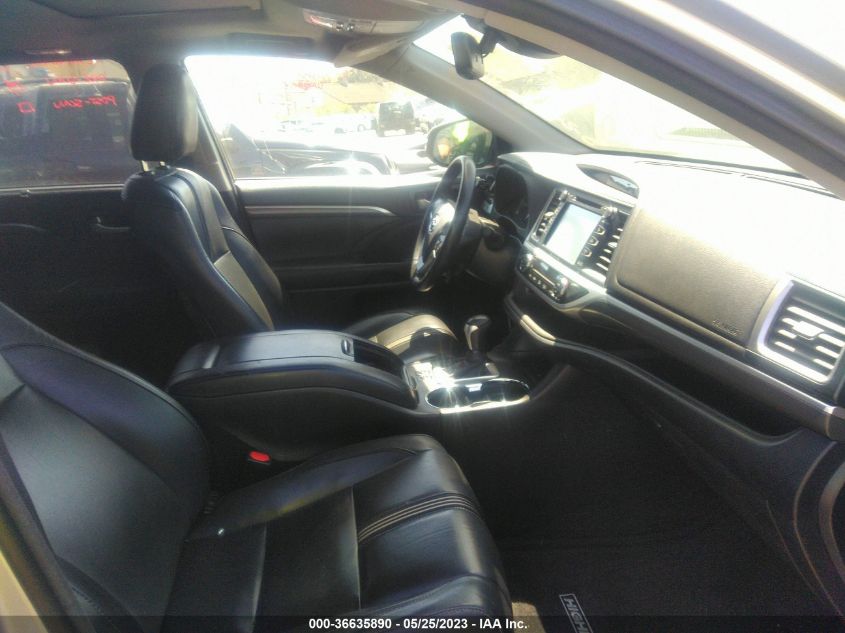 2017 TOYOTA HIGHLANDER XLE/SE - 5TDJZRFH7HS362153