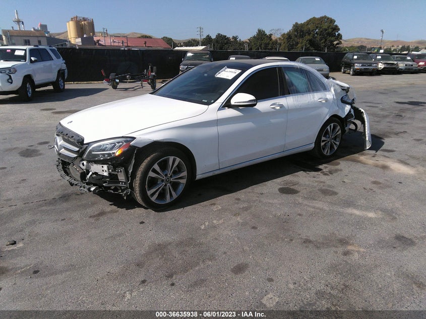 VIN 55SWF8DB8KU298223 2019 MERCEDES-BENZ C-CLASS C 300