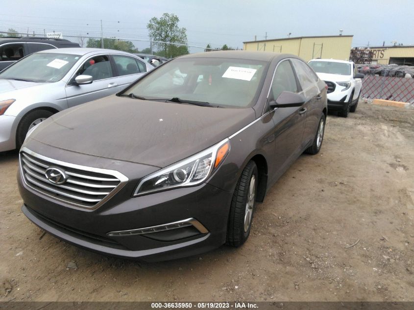 2015 HYUNDAI SONATA 2.4L SE - 5NPE24AF5FH138347