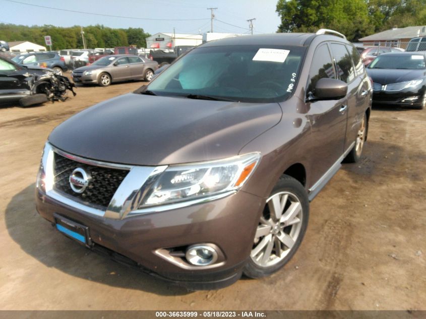 2015 NISSAN PATHFINDER PLATINUM - 5N1AR2MM3FC701606