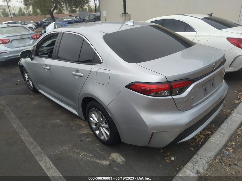 VIN 5YFFPRAE0LP134053 2020 TOYOTA COROLLA XLE