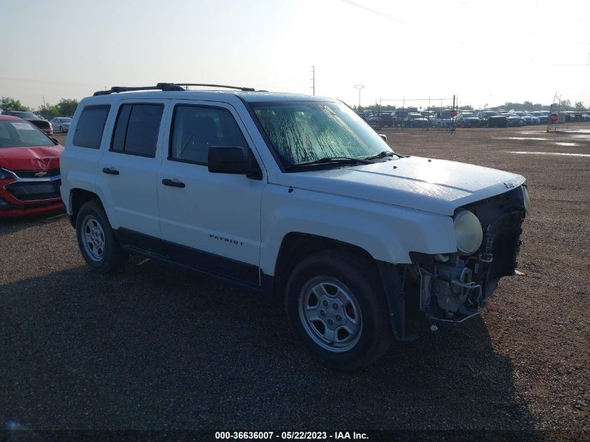 2014 JEEP PATRIOT SPORT - 1C4NJPBA8ED715660