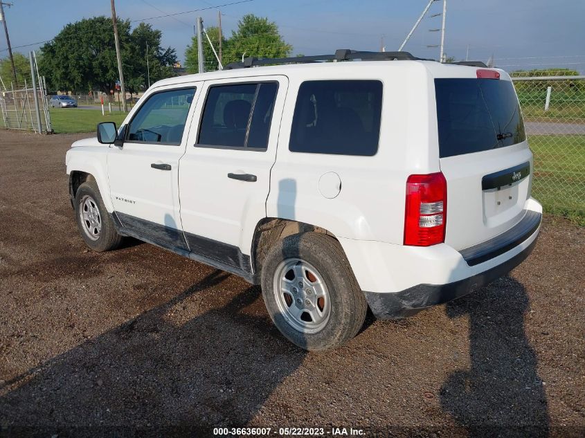 2014 JEEP PATRIOT SPORT - 1C4NJPBA8ED715660