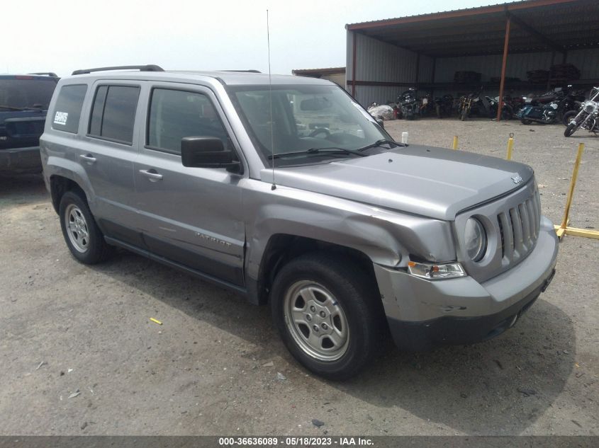 2017 JEEP PATRIOT SPORT - 1C4NJPBA6HD166545