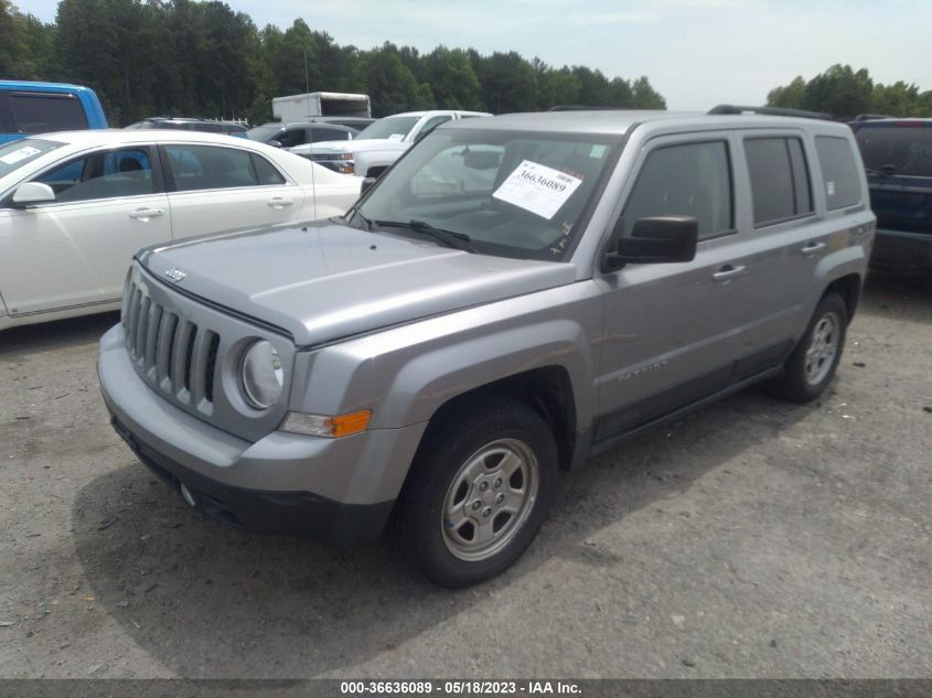 2017 JEEP PATRIOT SPORT - 1C4NJPBA6HD166545