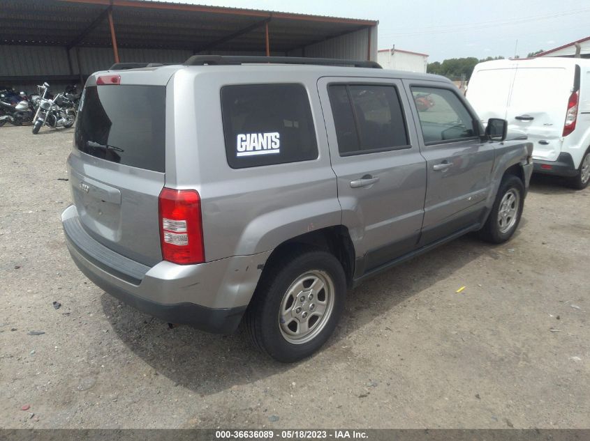 2017 JEEP PATRIOT SPORT - 1C4NJPBA6HD166545