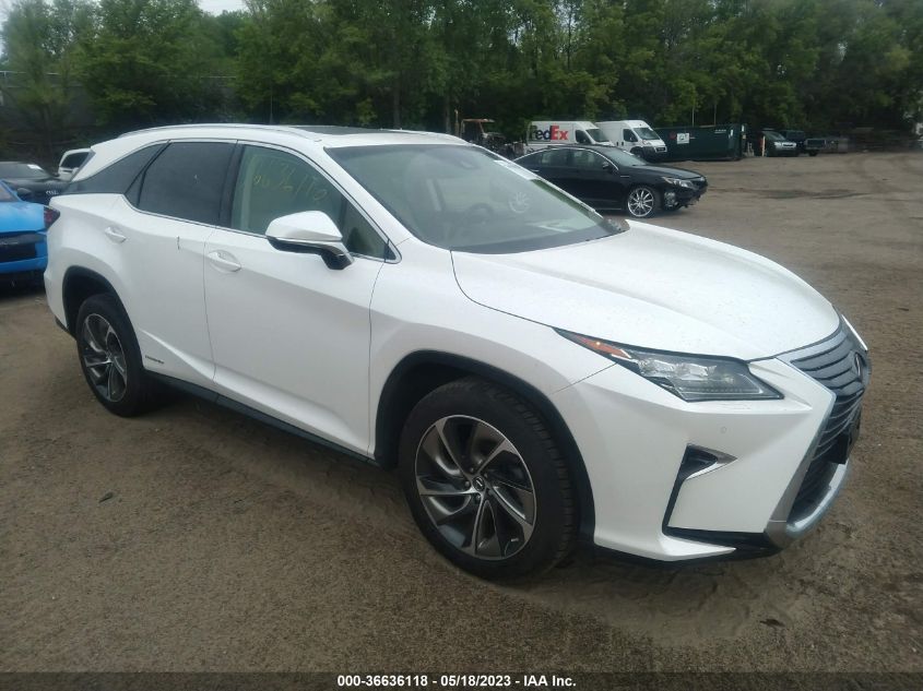 2019 LEXUS RX RX 450HL LUXURY - JTJDGKCA1K2007122