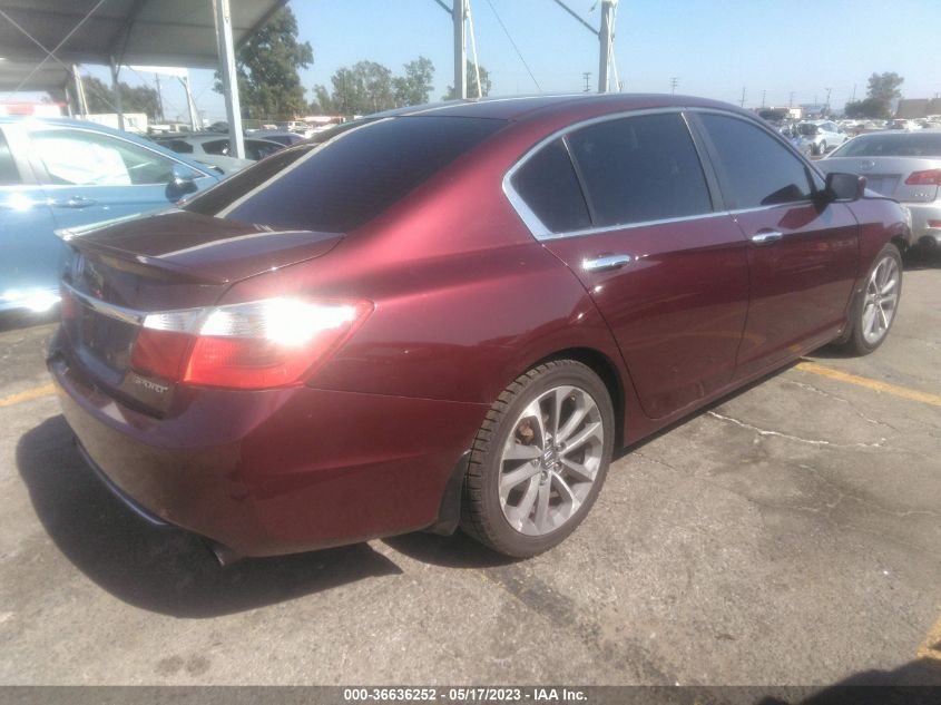 2014 HONDA ACCORD SEDAN SPORT - 1HGCR2F55EA250225