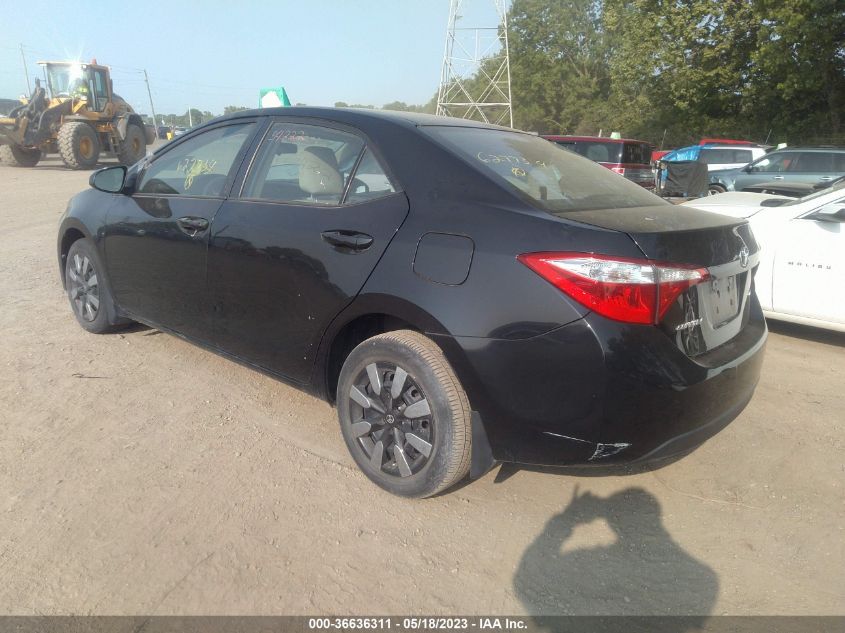 2016 TOYOTA COROLLA L/LE/S/S PLUS/LE PLUS - 2T1BURHE9GC627734