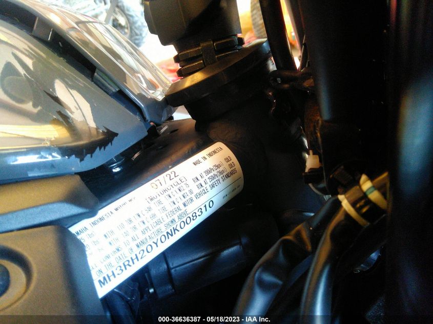 2022 YAMAHA MT-03 - MH3RH20Y0NK008310