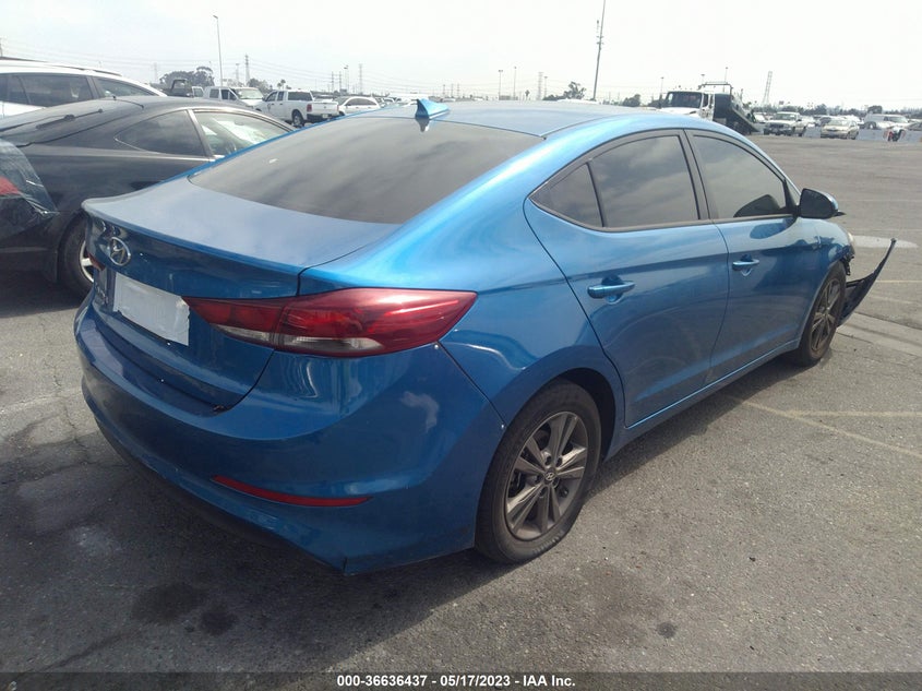 VIN 5NPD84LF9JH308919 2018 HYUNDAI ELANTRA SEL