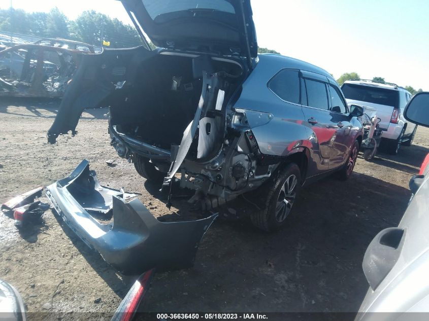 2021 TOYOTA HIGHLANDER XLE - 5TDGZRBH9MS070305