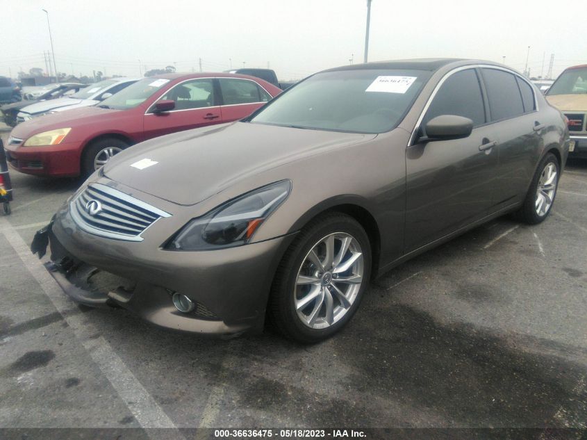 2013 INFINITI G37 SEDAN JOURNEY - JN1CV6AP5DM301409