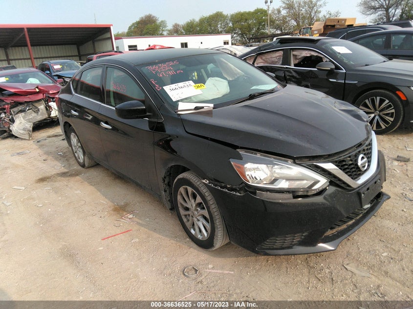 VIN 3N1AB7AP9KY266812 2019 NISSAN SENTRA SV