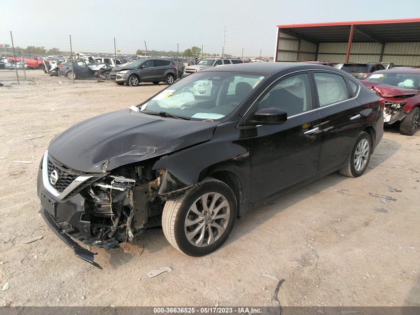 VIN 3N1AB7AP9KY266812 2019 NISSAN SENTRA SV