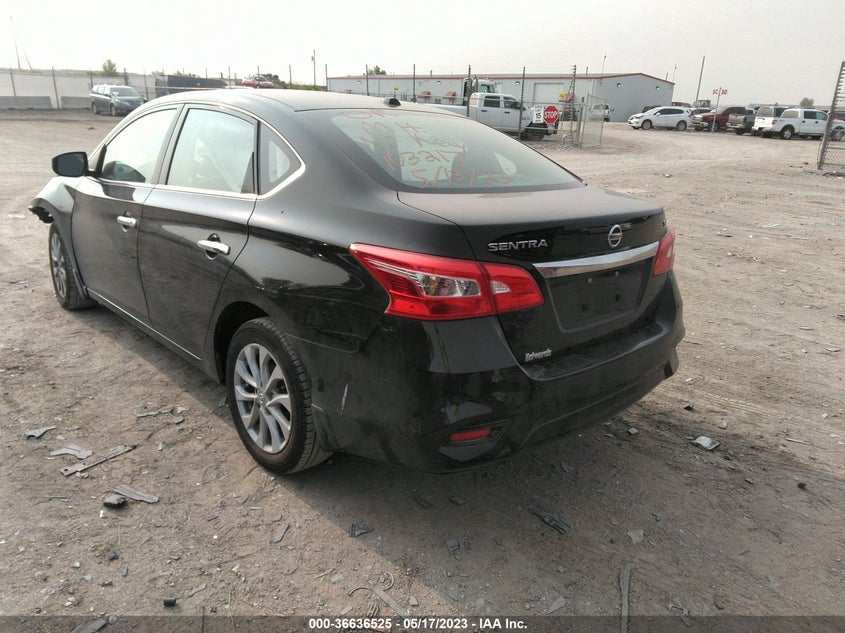 VIN 3N1AB7AP9KY266812 2019 NISSAN SENTRA SV
