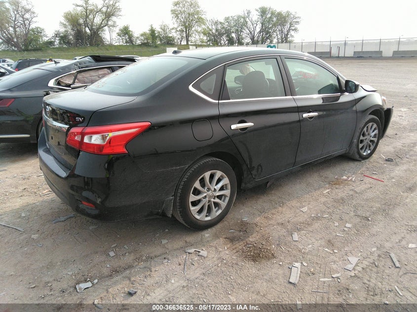 VIN 3N1AB7AP9KY266812 2019 NISSAN SENTRA SV