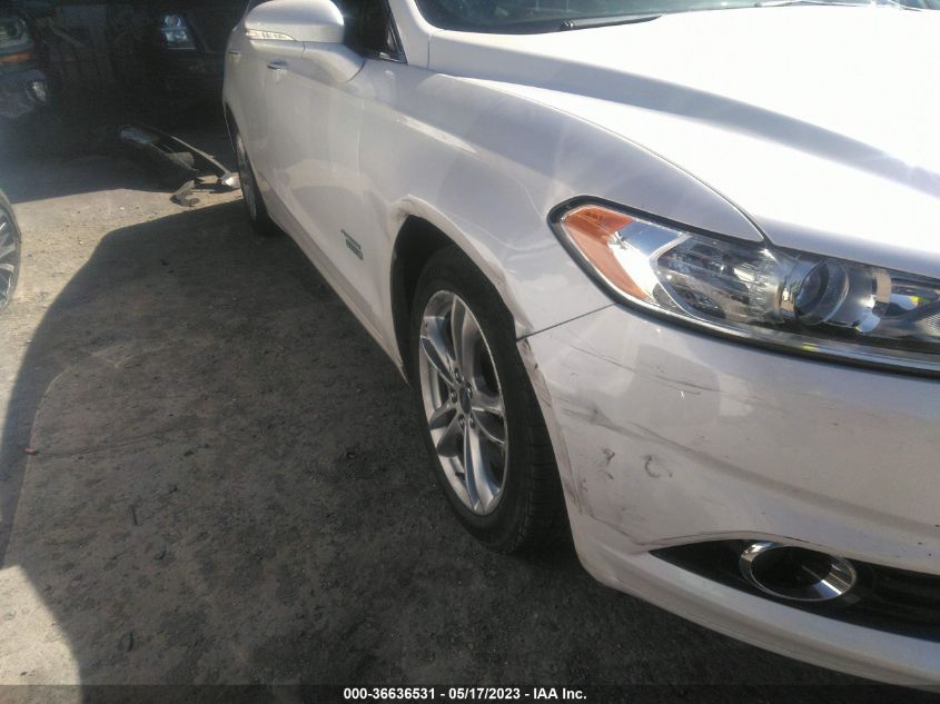 2016 FORD FUSION ENERGI TITANIUM - 3FA6P0SU2GR202652