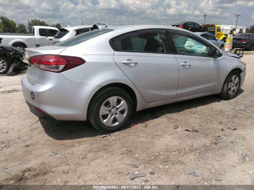 2017 KIA FORTE LX - 3KPFL4A73HE069725