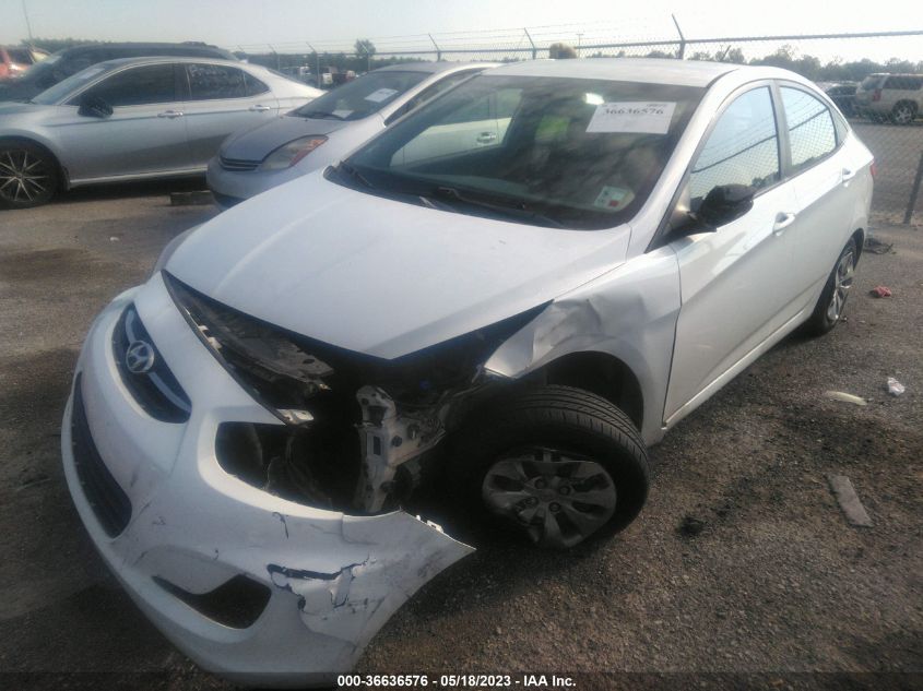 2016 HYUNDAI ACCENT SE - KMHCT4AE5GU952822