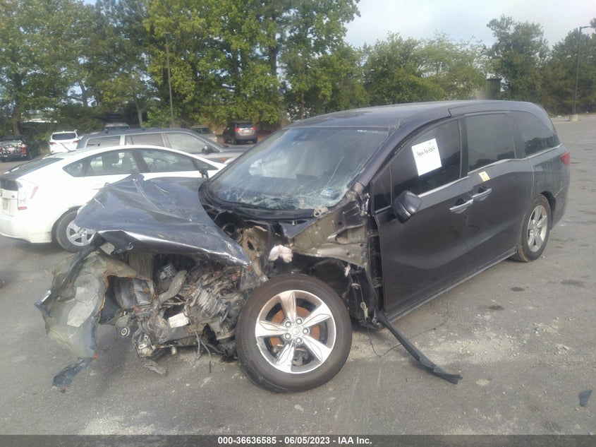 VIN 5FNRL6H57KB101395 2019 HONDA ODYSSEY EX