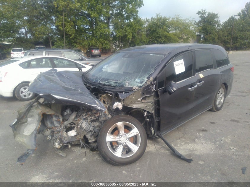VIN 5FNRL6H57KB101395 2019 HONDA ODYSSEY EX
