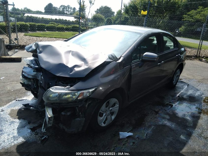 2014 HONDA CIVIC SEDAN LX - 19XFB2F50EE232891