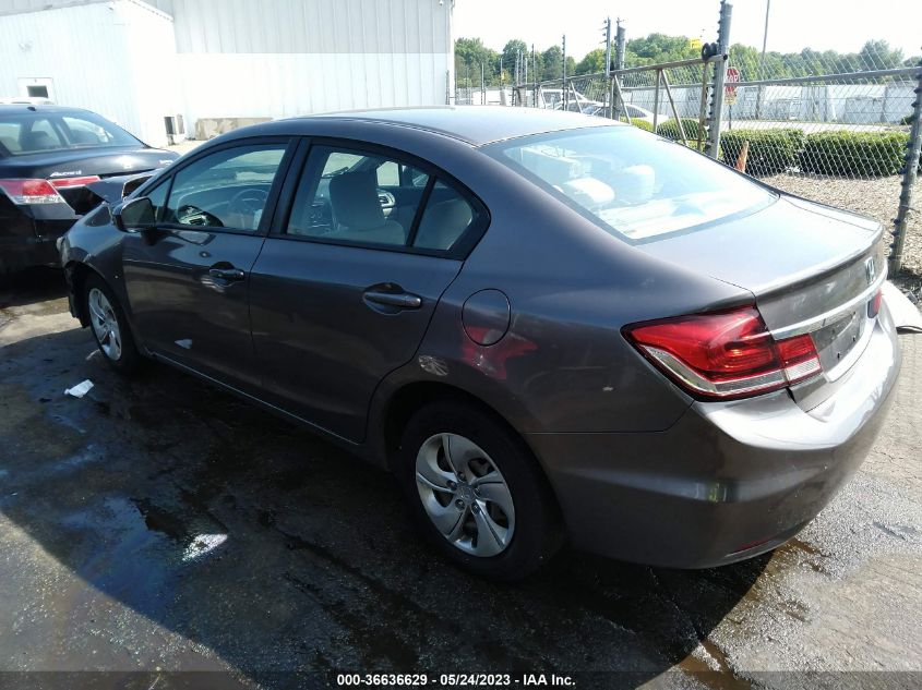 2014 HONDA CIVIC SEDAN LX - 19XFB2F50EE232891