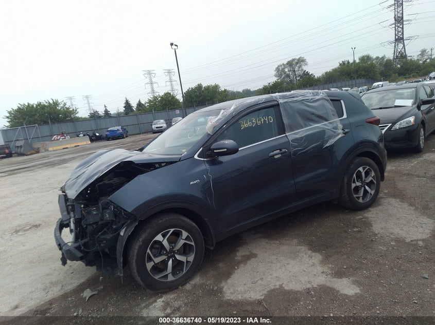 VIN KNDPMCAC3N7959517 2022 KIA SPORTAGE LX