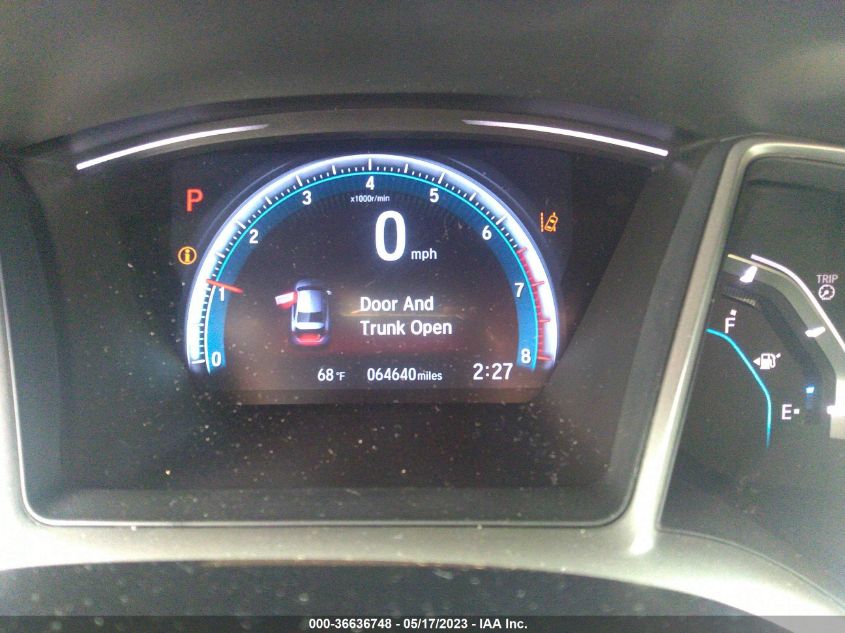 2016 HONDA CIVIC SEDAN EX-L - 19XFC1F87GE200170