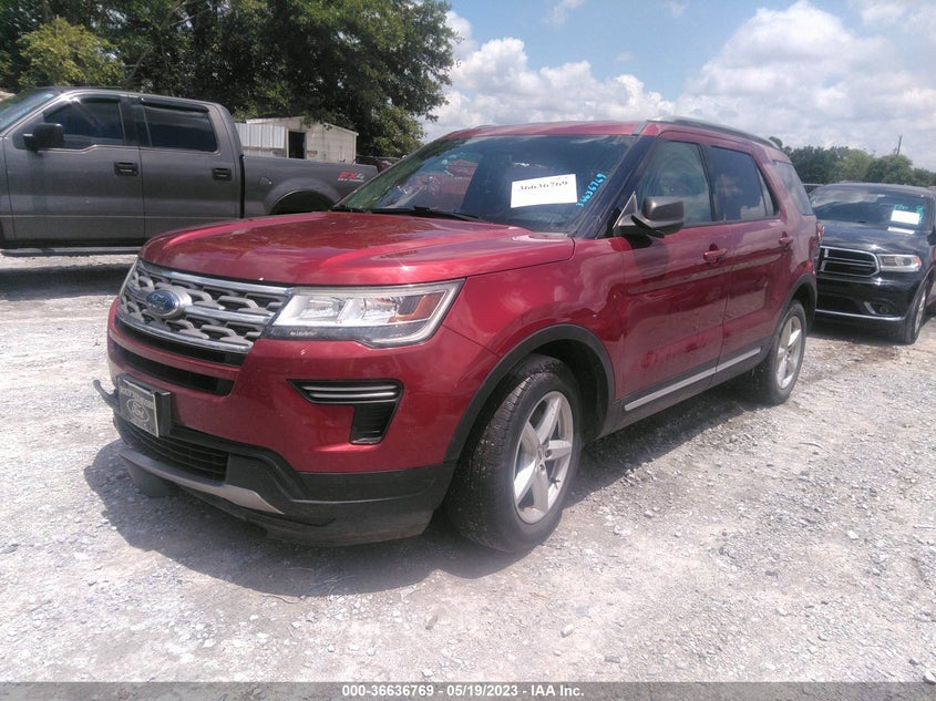 VIN 1FM5K7D84JGA77063 2018 FORD EXPLORER XLT