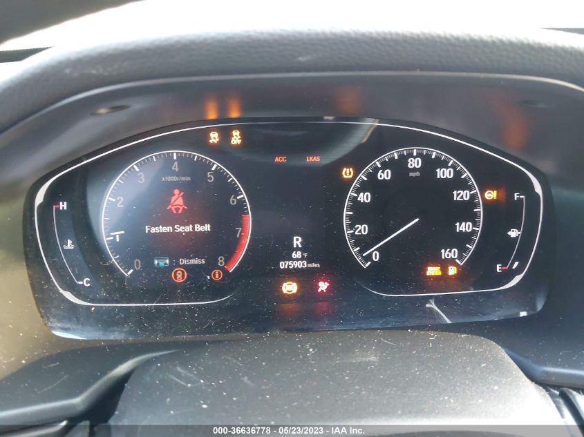 2019 HONDA ACCORD SEDAN LX 1.5T - 1HGCV1F10KA043708