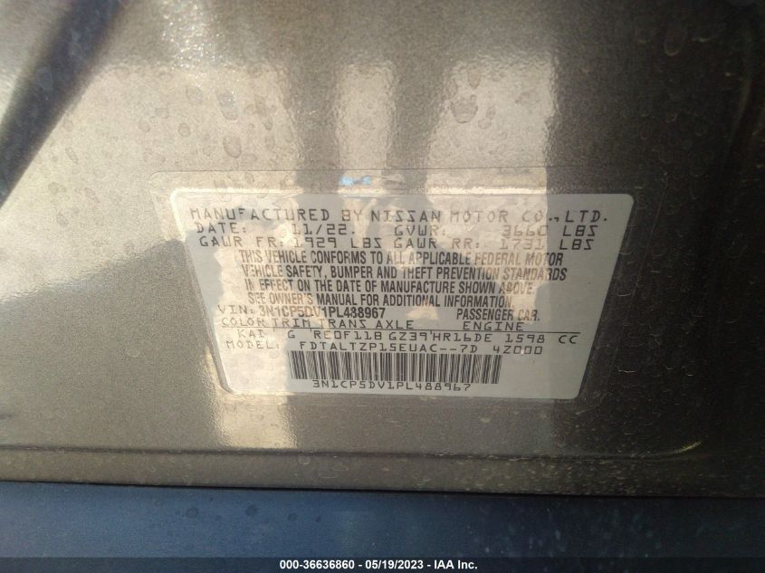 2023 NISSAN KICKS SR - 3N1CP5DV1PL488967