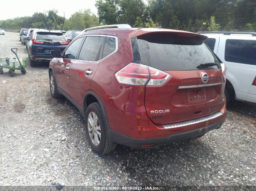 2015 NISSAN ROGUE SV - KNMAT2MT3FP542320