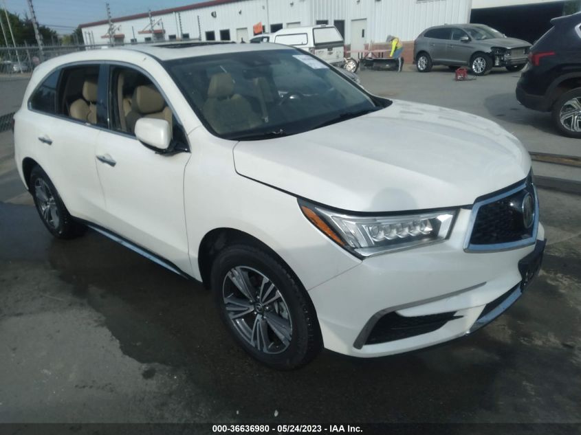2017 ACURA MDX - 5J8YD3H35HL000210