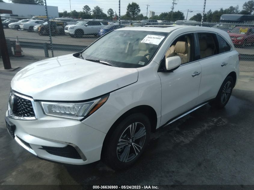 2017 ACURA MDX - 5J8YD3H35HL000210